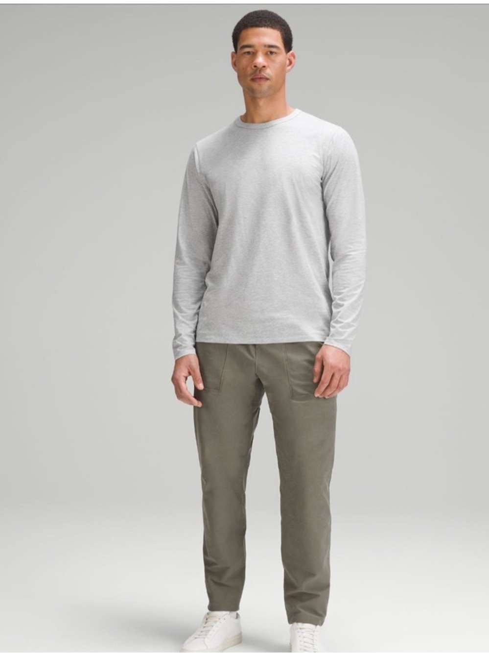 Excellent Immaculate Lululemon Heathered Grey Fundamental Long Sleeve  Large